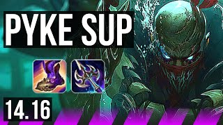 PYKE amp KaiSa vs SENNA amp Samira SUP  1100 games 428  BR Master  1416 [upl. by Etty]