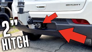 OEM Hitch Installation  2019 Jeep Compass Sport [upl. by Qifar]