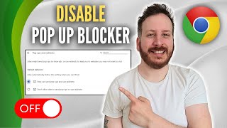 How To Disable Pop Up Blocker In Google Chrome [upl. by Asoramla942]