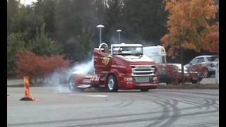 SVEMPAS SCANIA R999 ROD TRUCK RED PEARL 1000 HP [upl. by Aisa]