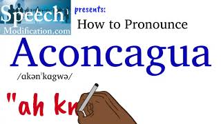 How to Pronounce Aconcagua [upl. by Amedeo934]