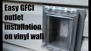 Master the Easy Way to Install GFCI Outlets on Vinyl Siding in 2024 [upl. by Ymarej]