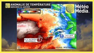 Anomalie de température  deux réalités pour le Québec [upl. by Donegan]