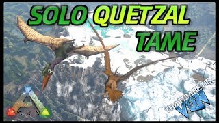 Ragnarok  How to Solo Tame your FIRST Quetzal [upl. by Entwistle113]