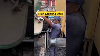 Train Coupling work in RRC Group D  Train Coupling pointsmen indianrailways trendingshorts [upl. by Aletta]