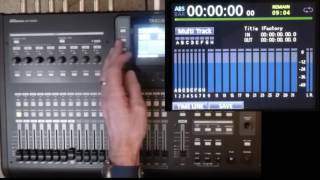 Tascam DP2432SD Tutorial 3A Basic 8track mixer [upl. by Eissirk]