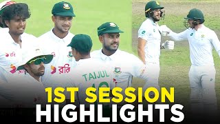 1st Session Highlights  Bangladesh vs South Africa  1st Test Day 2  M3H1K [upl. by Maxfield]