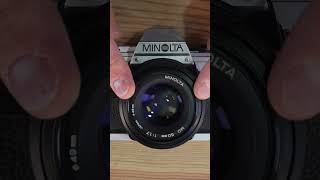 Minolta X 370 SR MC and MD Lenses Explained in 45 Seconds [upl. by Rosalinda]