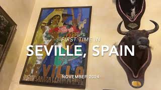 first time in SEVILLE SPAIN  major tourist attractions and luxury hotels [upl. by Anneuq306]