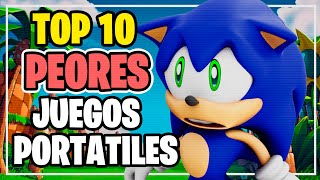 TOP 10 PEORES SONIC DE PORTATILES [upl. by Eurydice221]