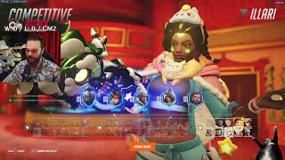 mL7support ANA ILLARI BAPTISTE COMPETITIVE Gameplay  OVERWATCH VOD Replays [upl. by Yelknirb]