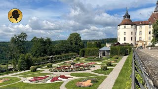 Wanderung von Schloss Langenburg und an der Jagst entlang 4k [upl. by Lebisor]