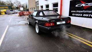 Mercedes R129 SL500 CKS Sport Exhaust [upl. by Eisac]