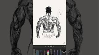 How to Draw a Bodybuilder Tutorial [upl. by Ramonda]