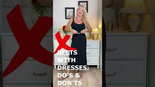 HOW TO WEAR A BELT WITH DRESSES DOS AND DONTS [upl. by Adran]