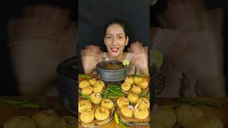 PANIPURI EATING IN 60 SECOND EATING CHALLENGE youtubeshorts ytshorts viral trending shorts [upl. by Odnarb]