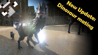 ARK Survival Evolved  Dino Mating New update w Baby Dinos [upl. by Eittik]