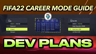 FIFA 22 CAREER MODE TIPS DEVELOPMENT PLANS [upl. by Ylera]