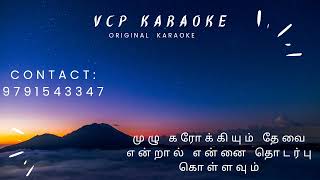 Poo Mudithu Pottu Vaitha Karaoke [upl. by Anived]