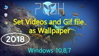 Set videos as wallpaper windows 10 [upl. by Rosena]