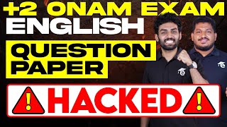 Plus Two Onam Exam English  100 Sure Question  Eduport [upl. by Enyawd]