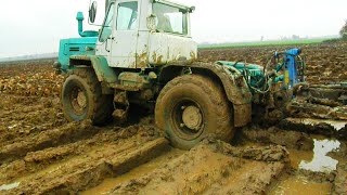 T150K extreme ploughing  wet conditions [upl. by Oiramed]