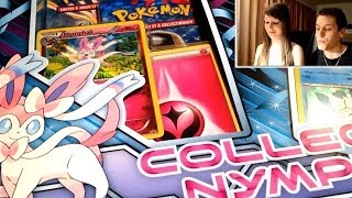 POKÉCOUPLE Ouverture Pokémon du Coffret Nymphali FR   Une belle palette de couleurs [upl. by Ainud]