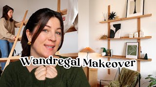 DIY Wandregal mit Bilderleisten  IKEA Hack  Esszimmer Makeover  So einfach baust du Möbel selbst [upl. by Marlette]