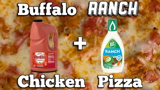 Buffalo Chicken Ranch Pizza Recipe  What’s For Dinner [upl. by Elttil]