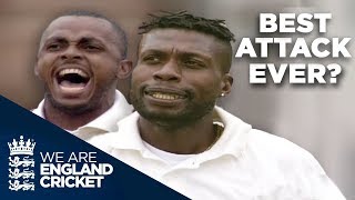 Windies 2000  Best Bowling Attack Ever  England v West Indies Lords 2000  Highlights [upl. by Allyn]