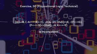 Exercise 30 Propositional Logic Technical [upl. by Ikeda]