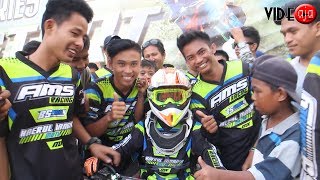 crosser cilik bersaing pakai mini trail grasstrack nikki seri 3 cengkong lisse pinrang [upl. by Yrojram]