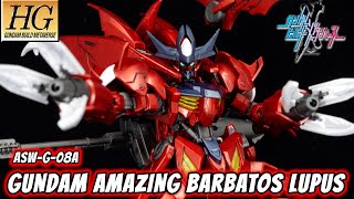 HG Gundam Amazing Barbatos Lupus Review  Gundam Build Metaverse [upl. by Adlog]