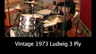 Weston Hodges Vintage Ludwig Vs Slingerland [upl. by Gisella425]