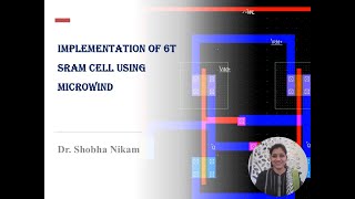 6T SRAM cell using Microwind [upl. by Macmillan410]