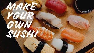 How to make Nigiri Sushi Rolls with BlueFin Tuna [upl. by Isolde880]