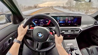 2023 BMW M3 Competition xDrive Edition 50 Jahre  POV Driving Impressions [upl. by Jesher]