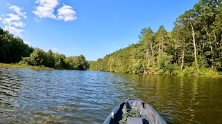 Exploring Occoquan Reservoir and Bull Run by a Gas Powered Jonny Boats Bass 100 [upl. by Odnumyar]