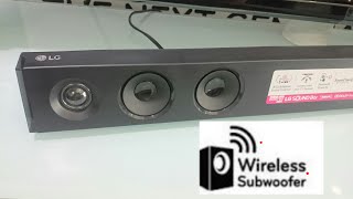 LG SJ3 wireless soundbar connect to LG TV [upl. by Edbert]