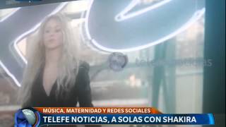 Entrevista a Shakira  Telefe Noticias [upl. by Shaylyn]