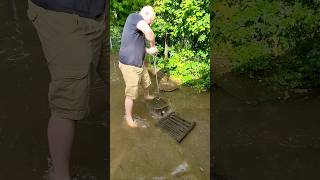 S0471 Unclogging a storm drain after heavy rain in Germany shorts [upl. by Josler]