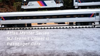 Atlas O Scale Master Series Comet II Passenger Cars [upl. by Littlejohn]