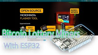 Bitcoin Lottery Miners With ESP32 [upl. by Mommy]