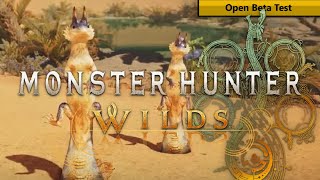 Monster Hunter Wilds Beta Trying the Weapons [upl. by Knowling779]