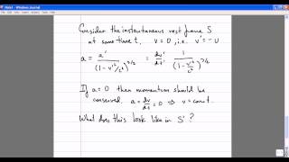 Modern Physics Lecture 12 Relativistic Kinematics Energy and Momentum [upl. by Cicely436]