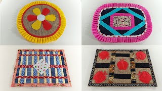 Awesome 5 Doormat Making at Home with Old Clothes  How to Make Easy Doormat [upl. by Snider578]