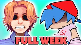 FRIDAY NIGHT FUNKIN mod EVIL Null vs BF Full Week All Endings  Demo [upl. by Ellehsat]