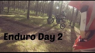 ENDURO DAY 2  YAMAHA DT 125R AND 2 KTM 520 SX [upl. by Enilrac482]