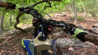 SHERCO 300 single track in mountains [upl. by Aratnahs]