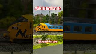 Märklin Northlander fährt die ersten Runden während des Drehs Märklin Northlander Moba [upl. by Scottie835]